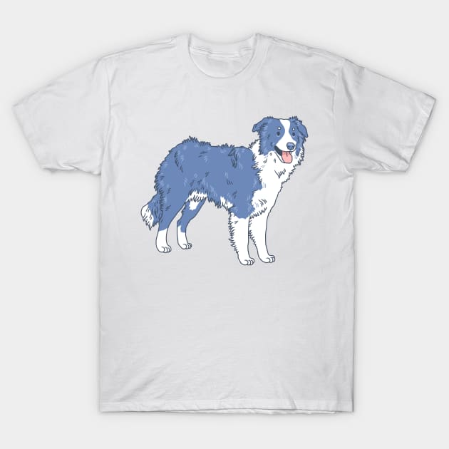 Border Collie T-Shirt by Csieben